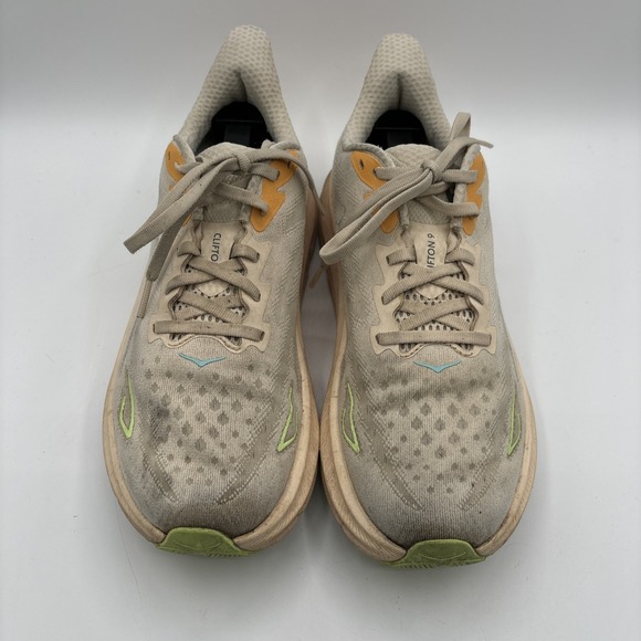 Hoka One One Clifton 9 Women's 9.5 B Vanilla/Astral 1127896 VLS Running Shoes - Picture 3 of 13
